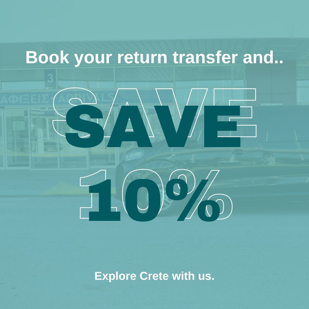 Book your return transfer and save 10% banner